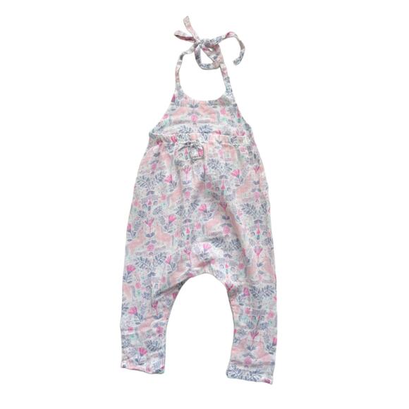 NWT Angel Dear Unicorn Muslin Romper Size 18-24m - Picture 4 of 5